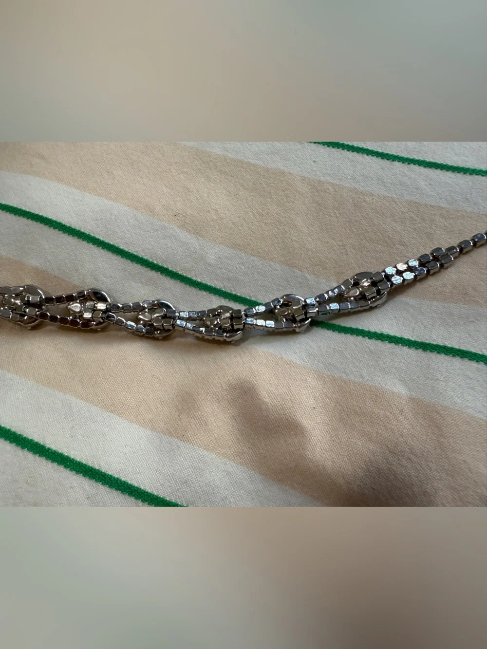 1950s Vintage Rhinestone Hollywood Glamour Elegant Eveningwear Necklace